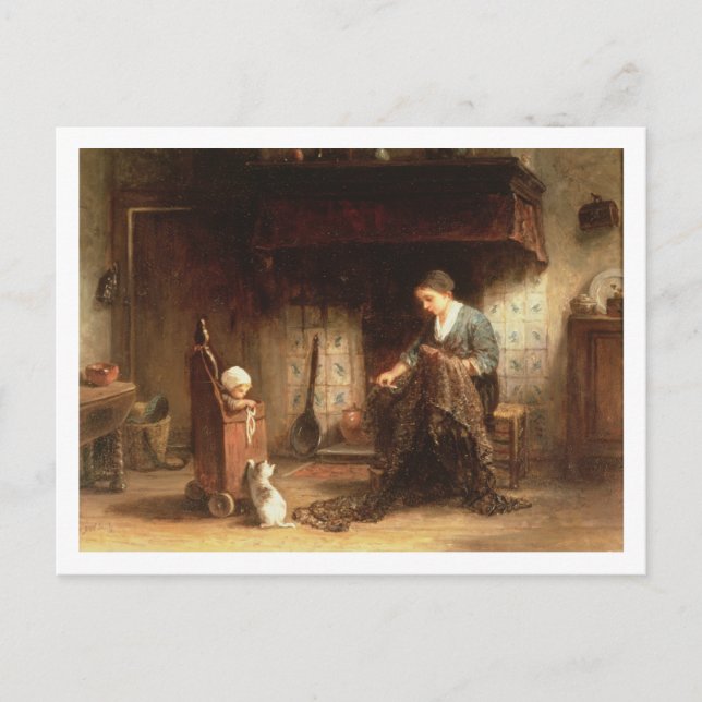 Postal Reducir los Nets (aceite en el panel) (Anverso)