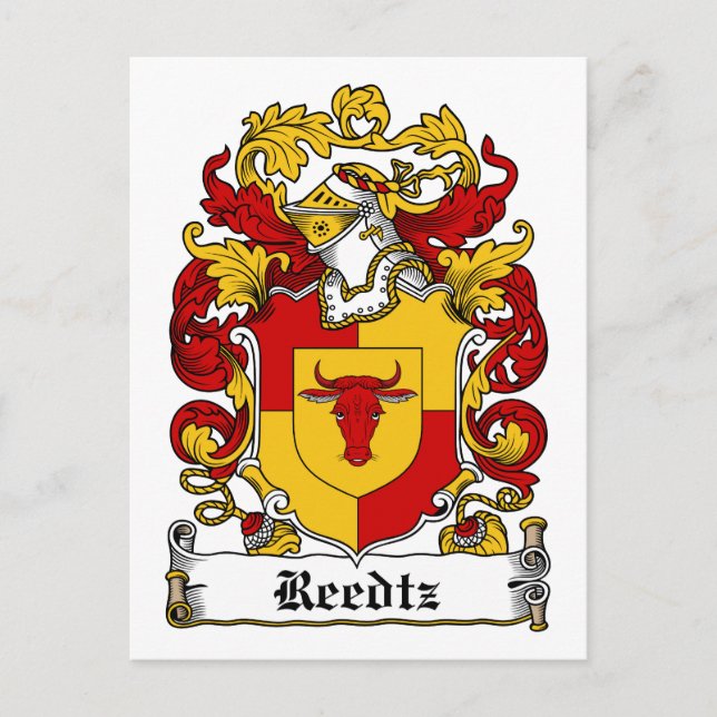 Postal Reedtz Family Crest (Anverso)