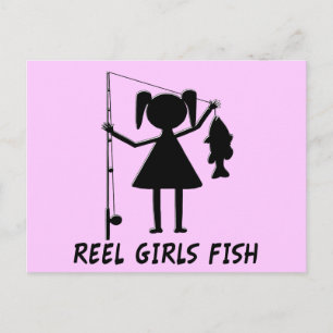 POSTAL REEL CHICAS FISH