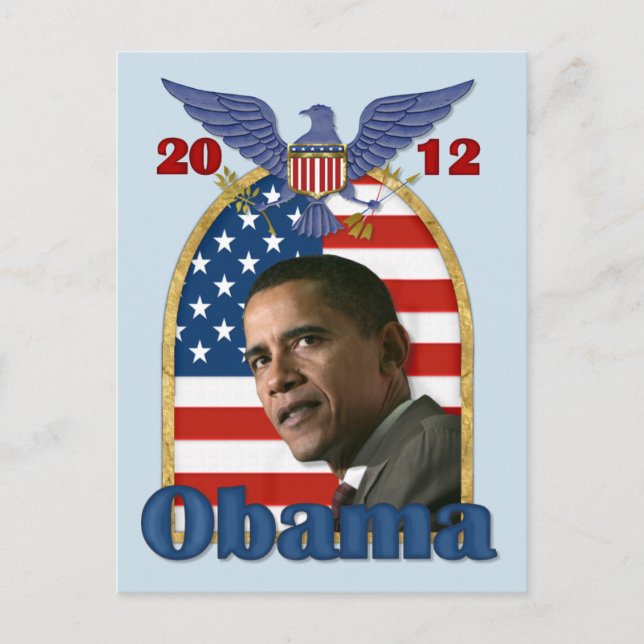 Postal Reelección de Barack Obama para 2012 (Anverso)
