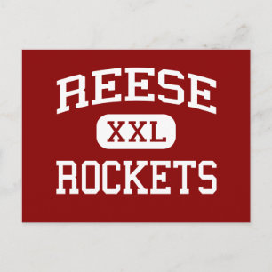 Postal Reese - Cohetes - Escuela Media - Reese Michigan