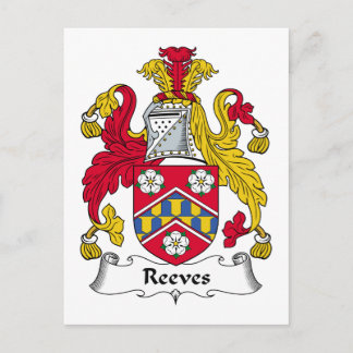 Postal Reeves El Reloj Familiar
