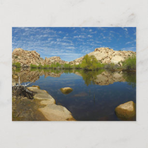 Postal Reflejo de Barker Dam en Joshua Tree II