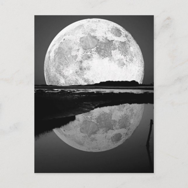Postal Reflejo de Lune et son (Anverso)