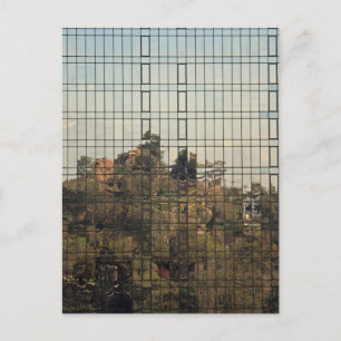 Postal reflejo de Santiago, Chile