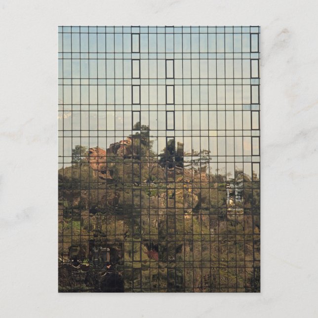 Postal reflejo de Santiago, Chile (Anverso)