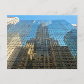 Postal Reflejo del Empire State Building, Nueva York.