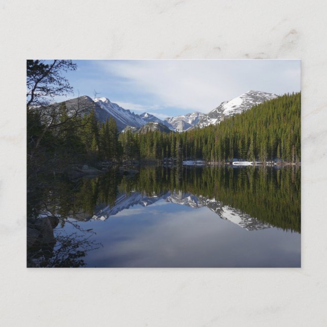 Postal Reflejo del lago Bear II (Anverso)