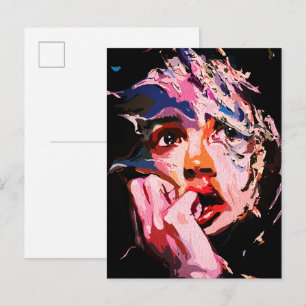 Postal Reflejo Surrealista Destrozado – Emocional Abstrac