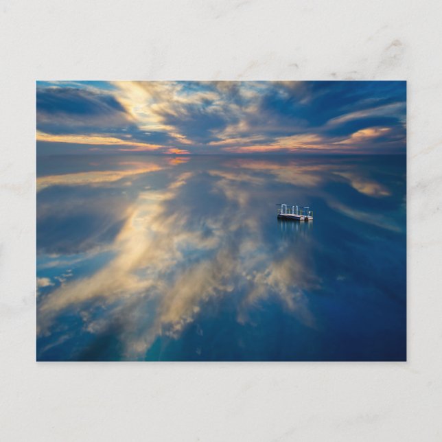 Postal Reflejos de agua (Anverso)