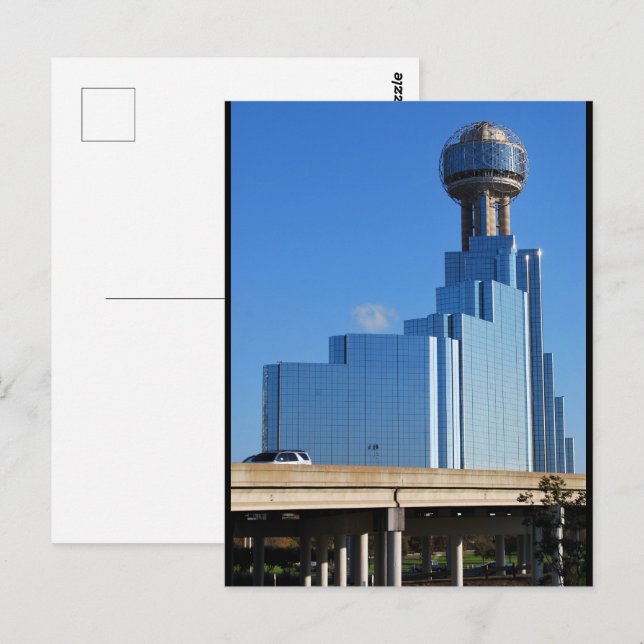 Postal Reflejos de Dallas (Anverso / Reverso)