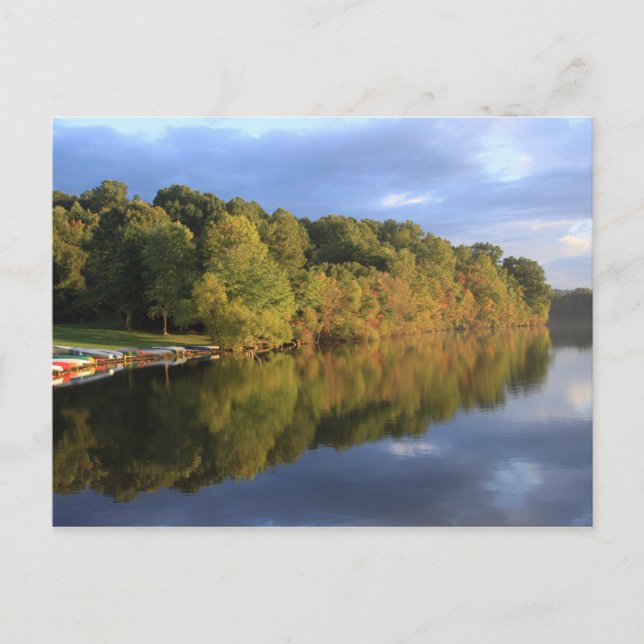 Postal reflejos de la puesta del sol (Anverso)