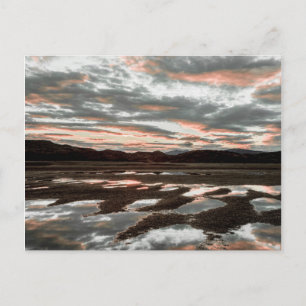 Postal Reflejos del amanecer en Lago Grey
