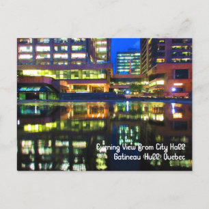 Postal Reflejos del Crepúsculo Texto Personalizado del Ay
