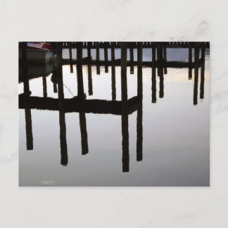 Postal Reflejos del Muelle de Madera: Derwentwater