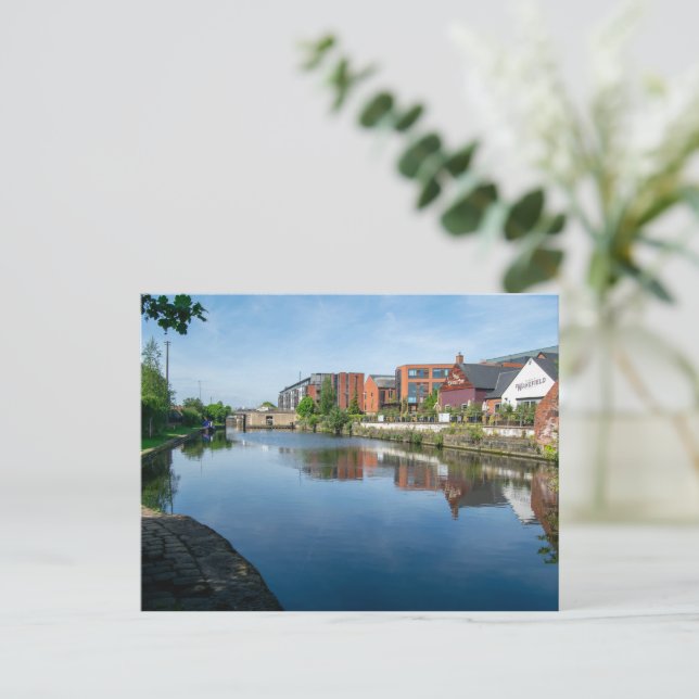 Postal Reflejos en el Canal, Wakefield (Anverso de pie)