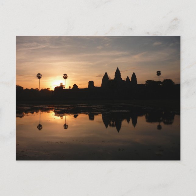 Postal reflejos solares angkor (Anverso)