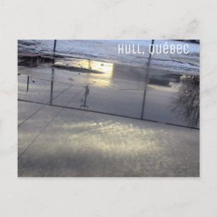 Postal Reflejos Urbanos Hull Quebec Canadá Cerca Nubes