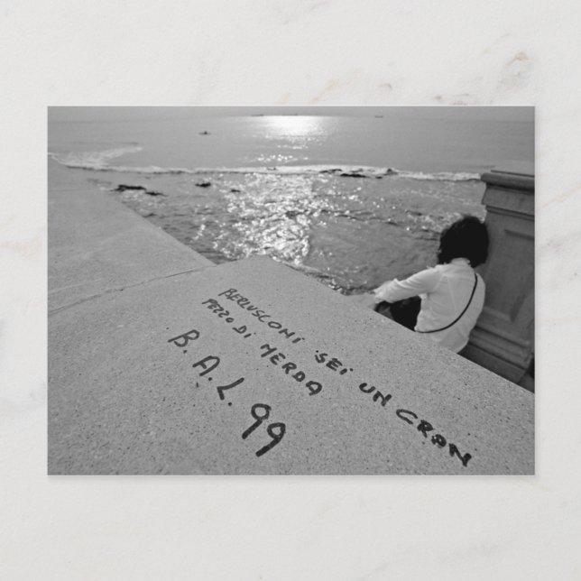 Postal Reflexión de la costa (Anverso)