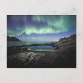 Postal Reflexión de luz del norte