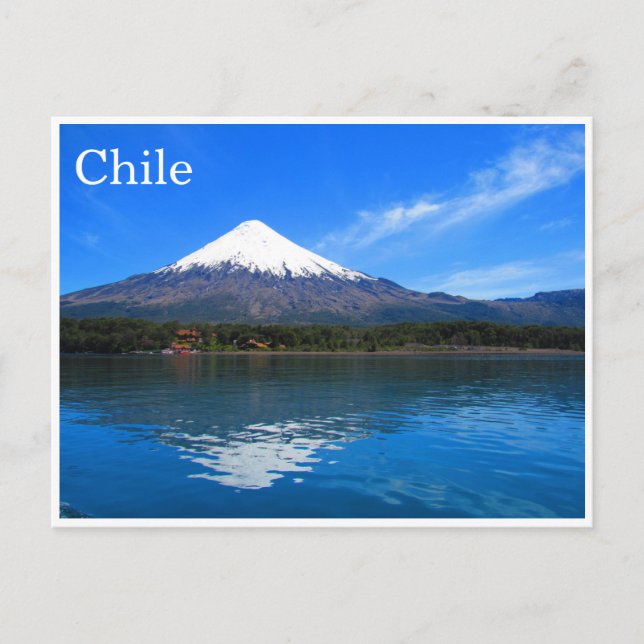 Postal reflexión de Osorno (Anverso)
