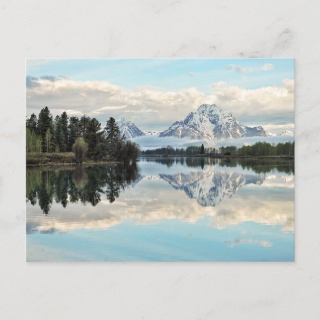 Postal Reflexión de plegado de Oxbow (Anverso)