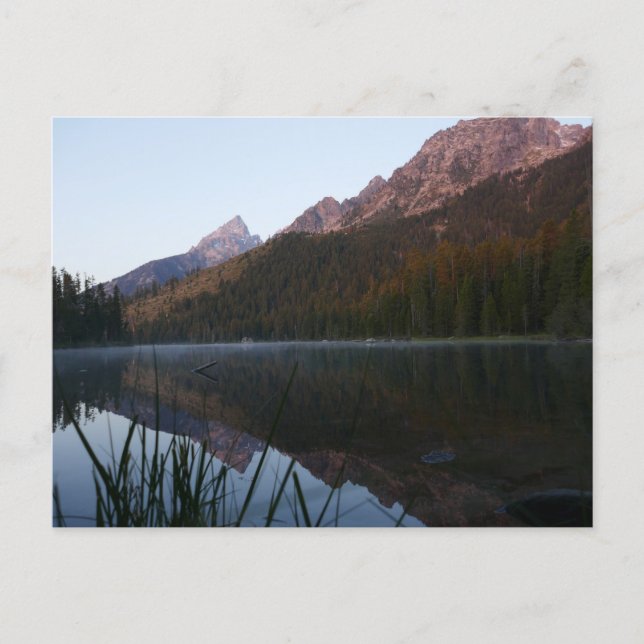 Postal Reflexión de Sunrise en el lago String I (Anverso)