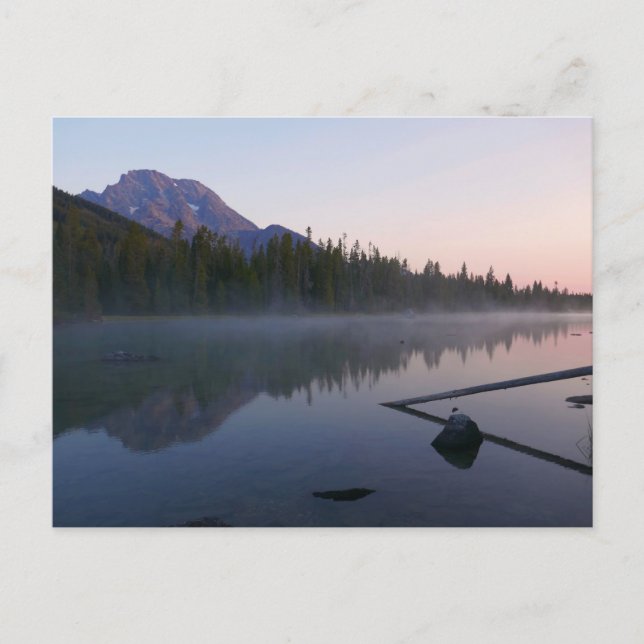Postal Reflexión del amanecer en String Lake II (Anverso)