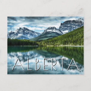 Postal Reflexión del lago alto