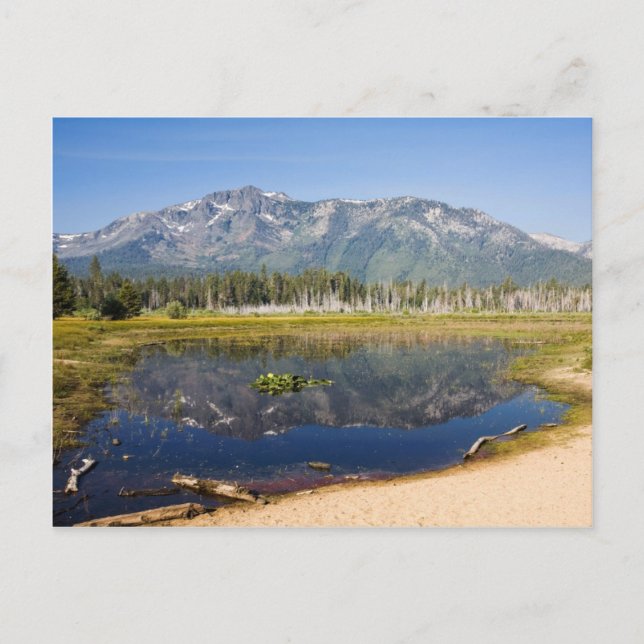 Postal Reflexión del Monte Tallac (Anverso)