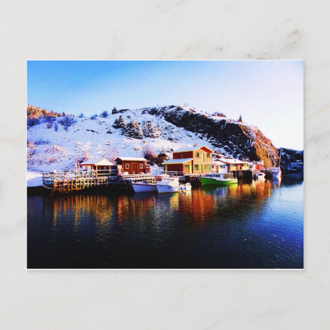 Postal Reflexión Sobre El Lago Quidi Vidi (Anverso)