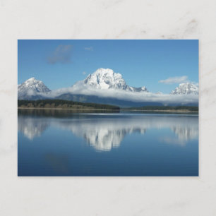 Postal Reflexión sobre el Monte Moran en Grand Teton