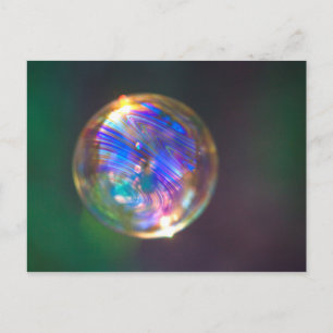 Postal Reflexión sobre la burbuja flotante