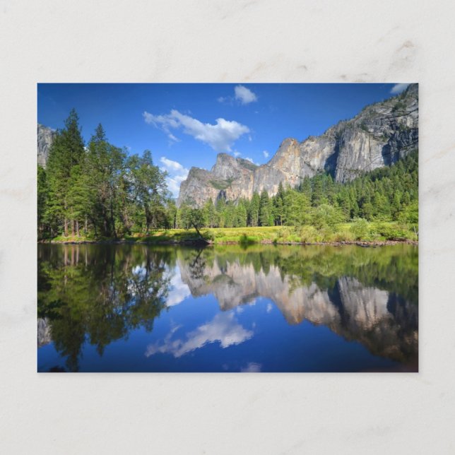 Postal Reflexión yosemite (Anverso)
