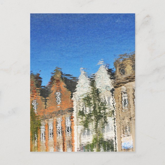 Postal Reflexiones abstractas (Anverso)