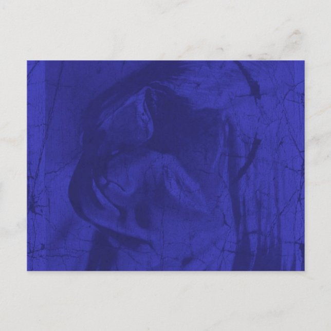 Postal Reflexiones azules (Anverso)