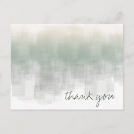 Postal Reflexiones de acuarela Gracias Sage ID774