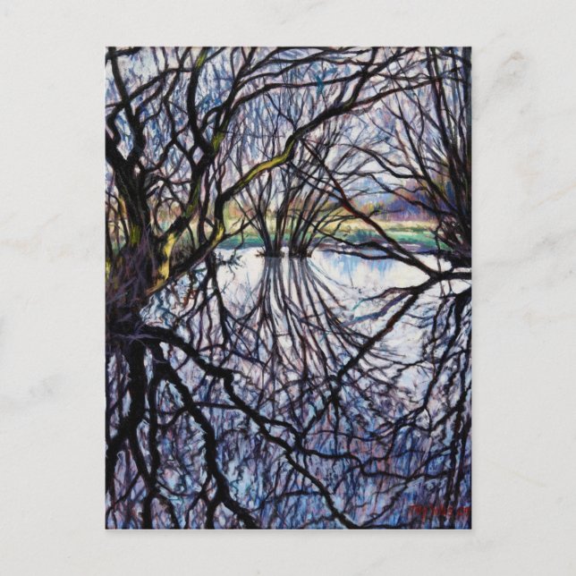 Postal Reflexiones de estanques 2009 (Anverso)