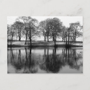 Postal Reflexiones de invierno: Cheshire, Inglaterra