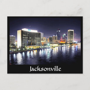 Postal Reflexiones de Jacksonville sobre el río