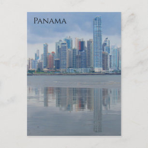 Postal reflexiones de la ciudad de panama