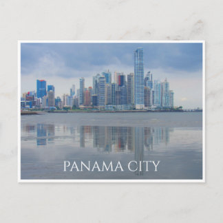 Postal reflexiones de la ciudad de panama