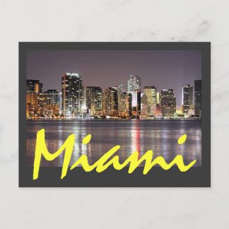 Postal Reflexiones de Miami, Florida, la Ciudad Mágica