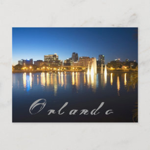 Postal Reflexiones de Orlando, Florida desde el lago Luce
