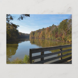 Postal Reflexiones De Otoño Sobre El Lago Por El Puente R