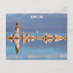 Postal Reflexiones de piedra caliza del lago Mono