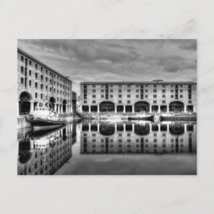 Postal Reflexiones del Liverpool de Albert Dock