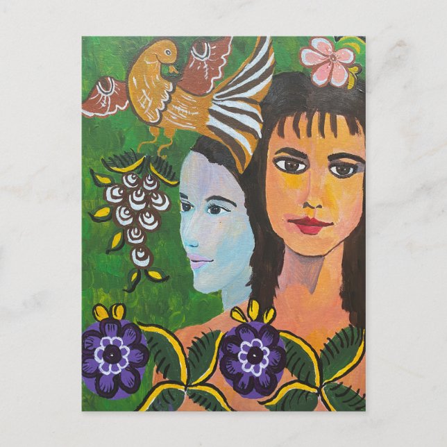 Postal Reflexiones del pasado (Anverso)