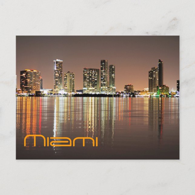 Postal Reflexiones desde Miami Florida, el Magic CIty (Anverso)