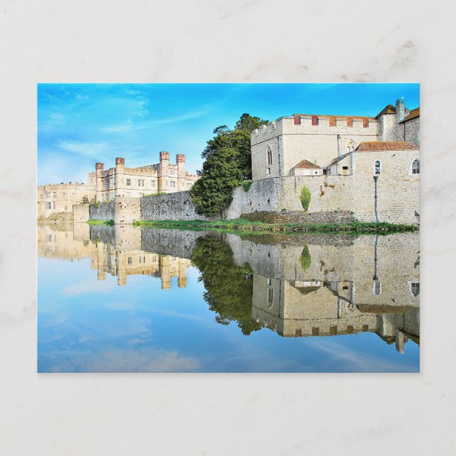 Postal Reflexiones desde un majestuoso castillo (Anverso)